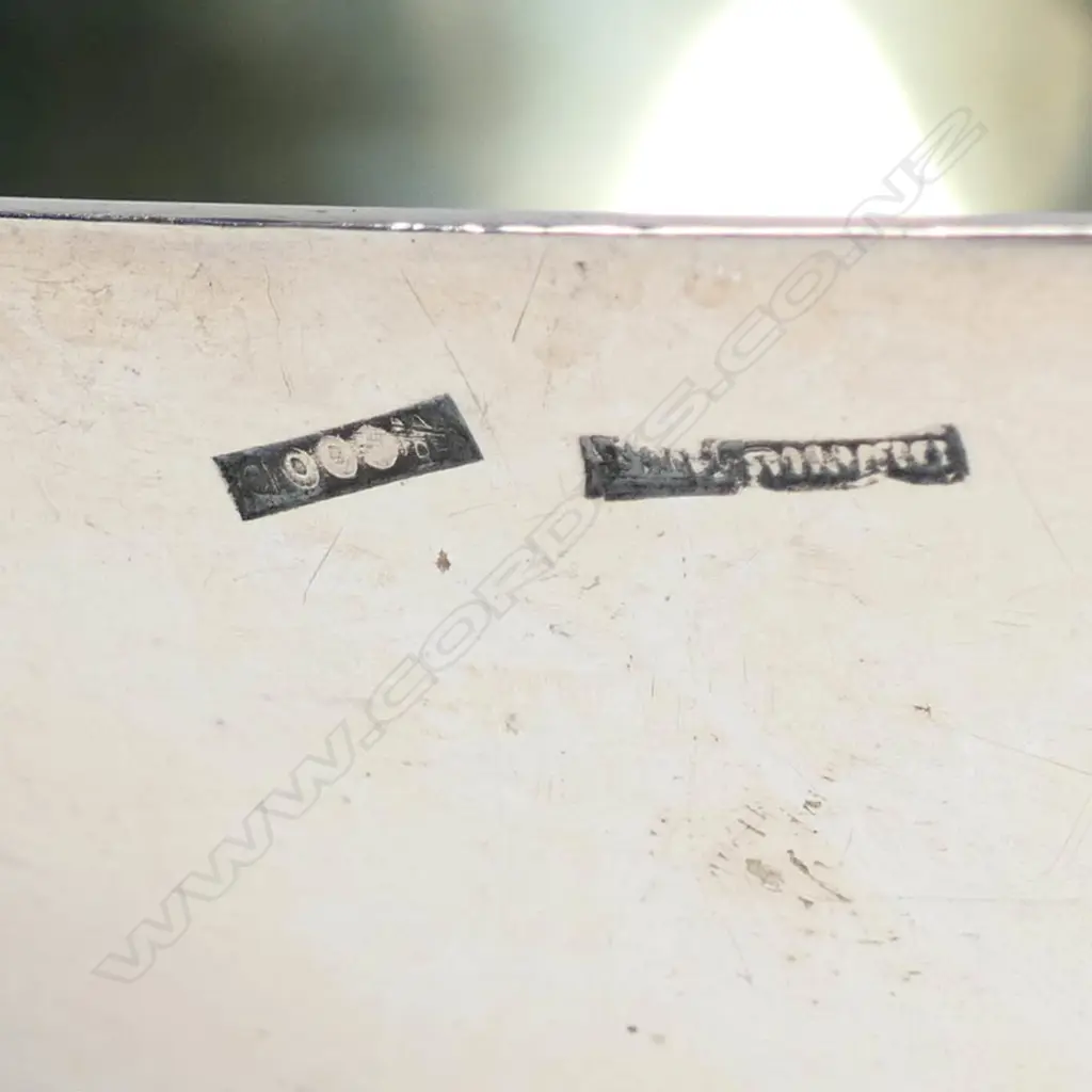 W. (William and/or Walter) Good (Gisborne c.1880 -1900) silver two handled bowl Image 1++